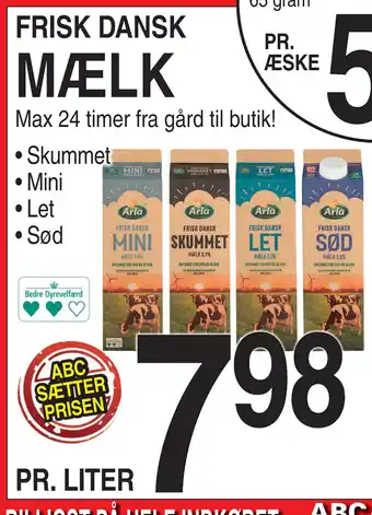 ABC Lavpris MÆLK tilbud