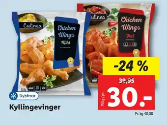 Lidl Kyllingevinger tilbud