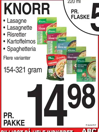 ABC Lavpris KNORR tilbud