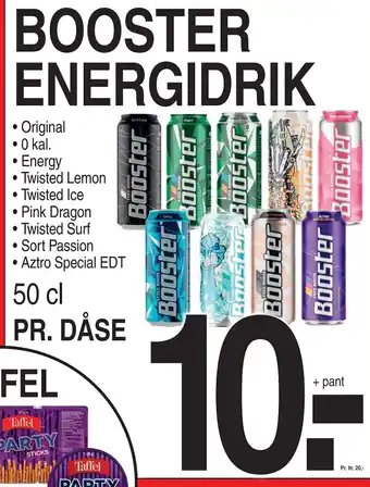 ABC Lavpris BOOSTER ENERGIDRIK tilbud