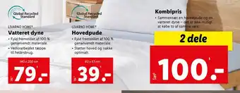 Lidl Vatteret dyne tilbud