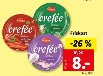 Lidl Friskost tilbud