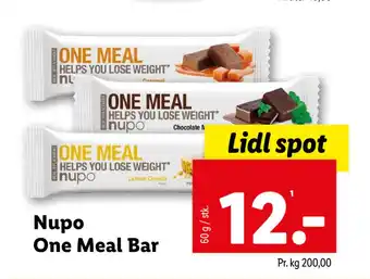 Lidl Nupo One Meal Bar tilbud
