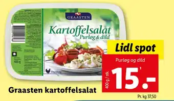 Lidl Graasten kartoffelsalat tilbud