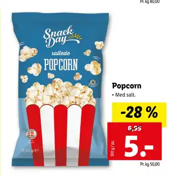 Lidl Popcorn tilbud
