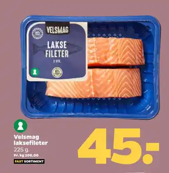 Netto Velsmag laksefileter tilbud