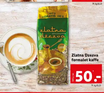 Lidl Zlatna Dzezva formalet kaffe tilbud