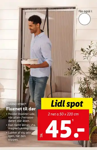 Fluenet til dør