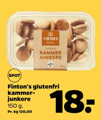 Netto Finton's glutenfri kammerjunkere tilbud
