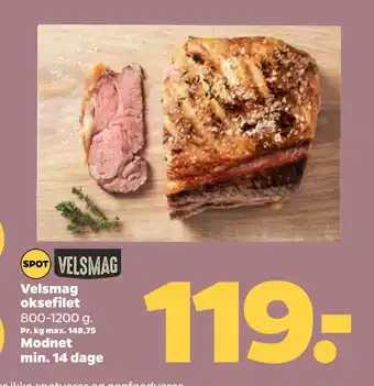 Netto Velsmag oksefilet tilbud