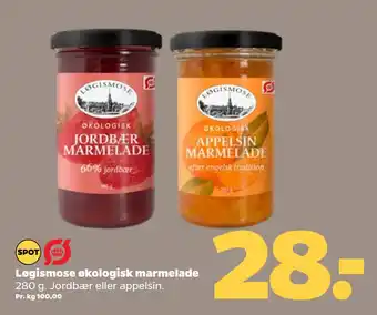 Netto Løgismose økologisk marmelade tilbud