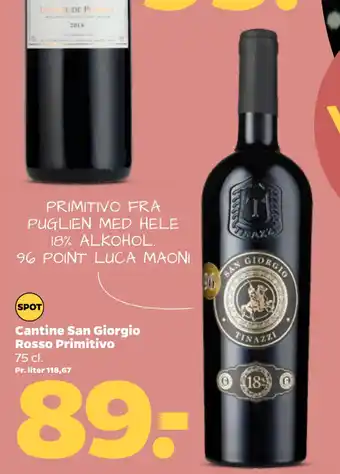 Cantine San Giorgio Rosso Primitivo