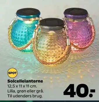 Netto Solcellelanterne tilbud