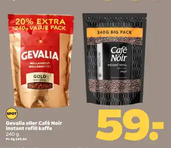 Netto Gevalia eller Café Noir instant refill kaffe tilbud