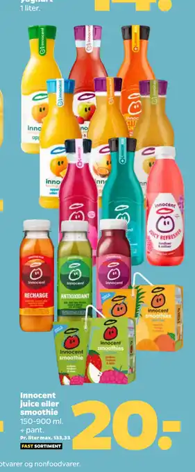 Netto Innocent juice eller smoothie tilbud