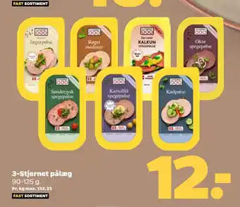 Netto 3-Stjernet pålæg tilbud