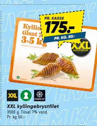 Bilka XXL kyllinge brystfilet tilbud