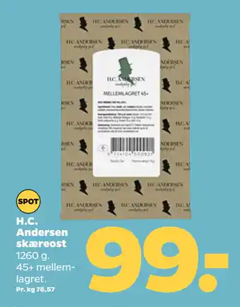 H.C. Andersen skæreost