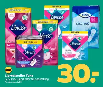 Netto Libresse eller Tena tilbud