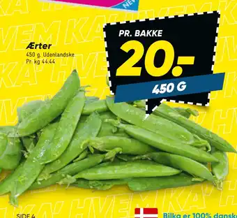 Bilka Ærter tilbud
