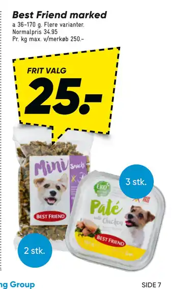 Bilka Best Friend marked tilbud