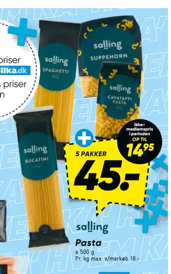 Bilka Pasta tilbud