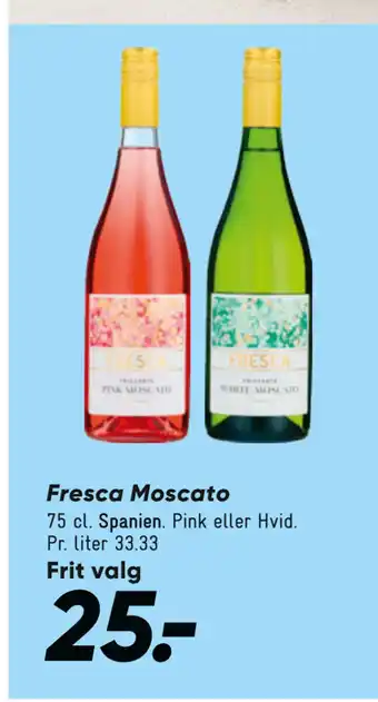 Bilka Fresca Moscato tilbud