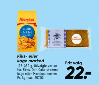 Bilka Kiks- eller kage marked tilbud