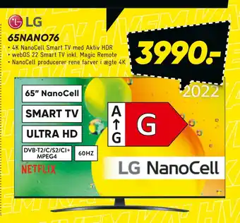 Bilka LG 65NANO76 tilbud
