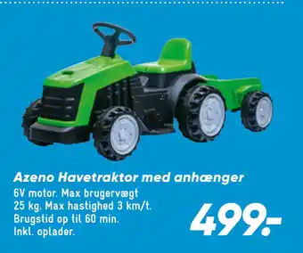 Bilka Azeno Havetraktor med anhænger tilbud