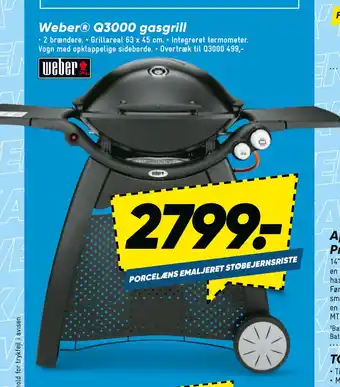 Bilka Weber Q3000 gasgrill tilbud