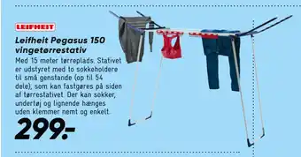 Bilka Leifheit Pegasus 150 vingetørrestativ tilbud