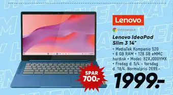 Bilka Lenovo IdeaPad Slim 3 14 tilbud