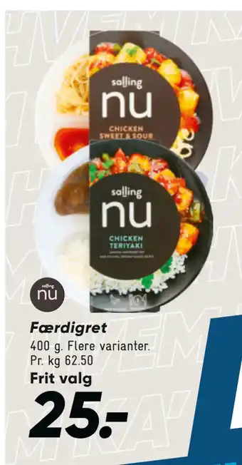 Bilka Færdigret tilbud