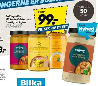 Salling eller Michelle Kristensen færdigret i glas