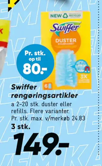 Bilka Swiffer rengøringsartikler tilbud