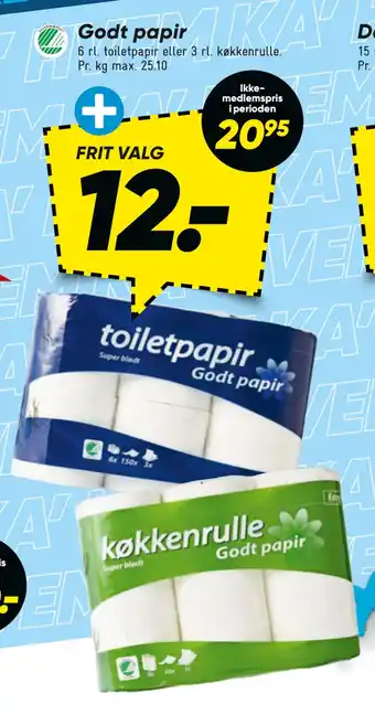 Bilka Godt papir tilbud