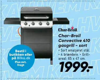 Bilka Char-Broil Convective 410 gasgrill - sort tilbud