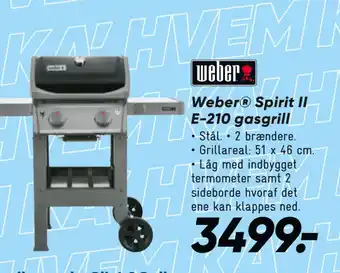 Bilka Weber Spirit II E-210 gasgrill tilbud