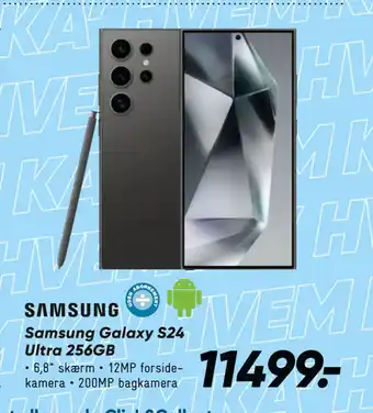 Bilka Samsung Galaxy S24 Ultra 256GB tilbud
