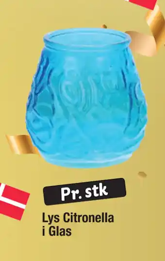 Fakta Tyskland Lys Citronella i Glas tilbud