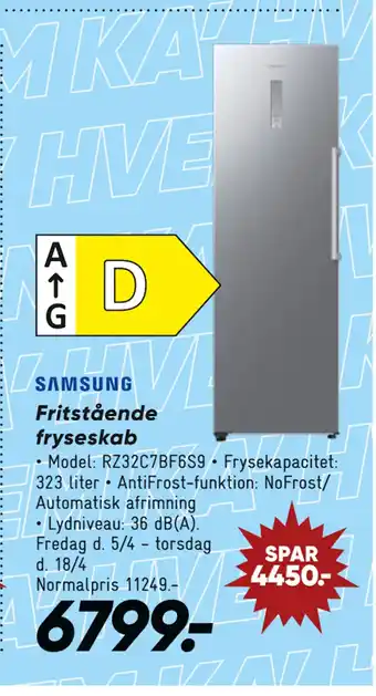 Bilka Fritstående fryseskab tilbud