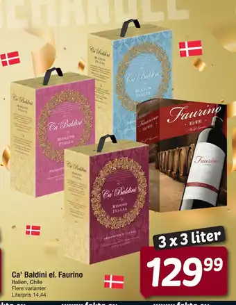 Fakta Tyskland Ca’ Baldini el. Faurino tilbud