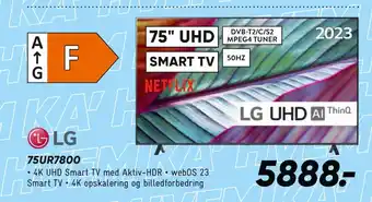 Bilka LG 75UR7800 tilbud