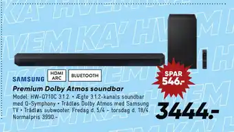 Bilka Premium Dolby Atmos soundbar tilbud