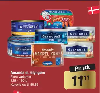 Fakta Tyskland Amanda el. Glyngøre tilbud