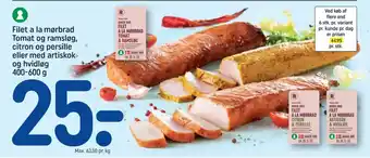 REMA 1000 Filet a la mørbrad Tomat og ramsløg tilbud