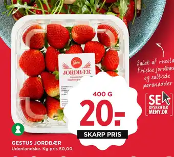 MENY GESTUS JORDBÆR tilbud