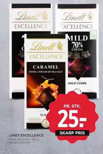 MENY LINDT EXCELLENCE tilbud