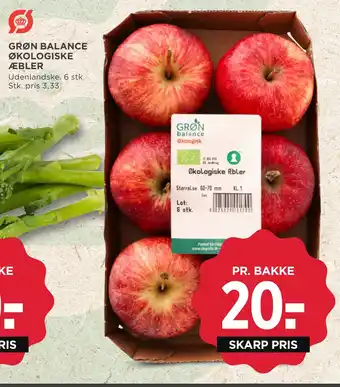 MENY GRØN BALANCE ØKOLOGISKE ÆBLER tilbud